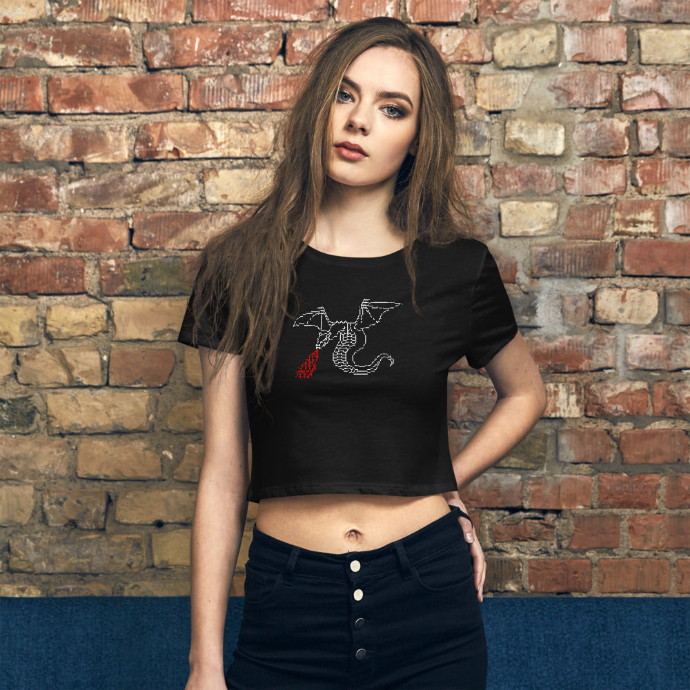 DRAGON - Women’s Crop Tee - Unminced Words