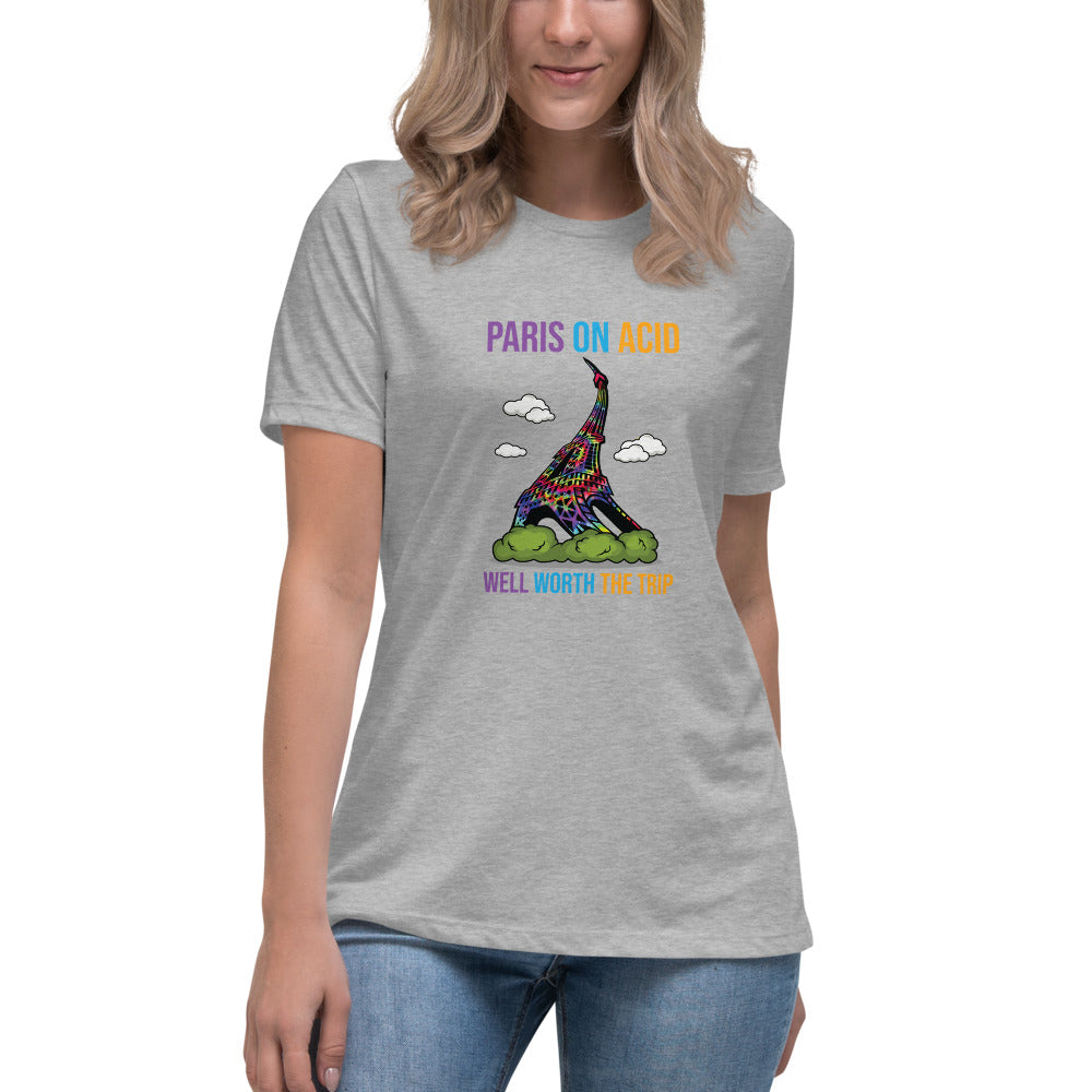 Paris On Acid - Women's Relaxed T-Shirt - Unminced Words