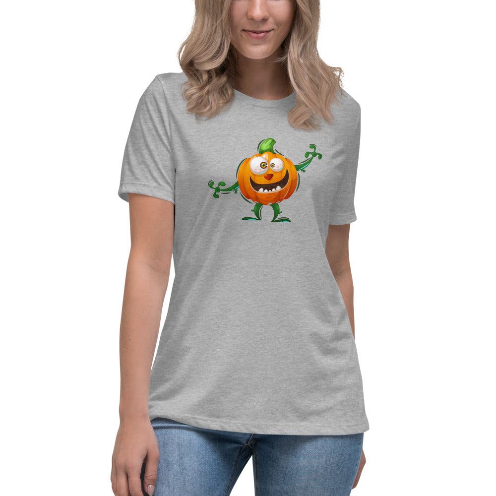 Pumpkin Paul - Women's Relaxed T-Shirt - Unminced Words