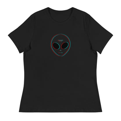 Alien Head - Women's Relaxed T-Shirt - Unminced Words
