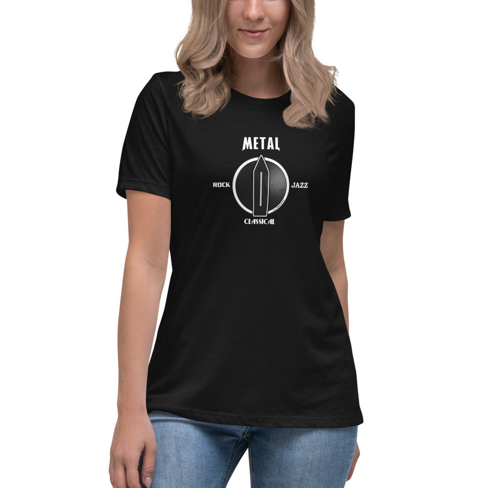 Metal - Woman's Relaxed T-Shirt - Unminced Words