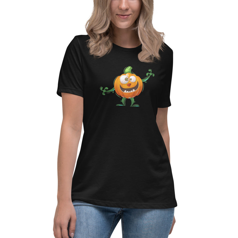 Pumpkin Paul - Women's Relaxed T-Shirt - Unminced Words