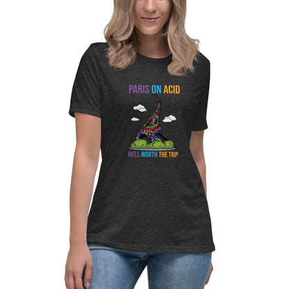 Paris On Acid - Women's Relaxed T-Shirt - Unminced Words