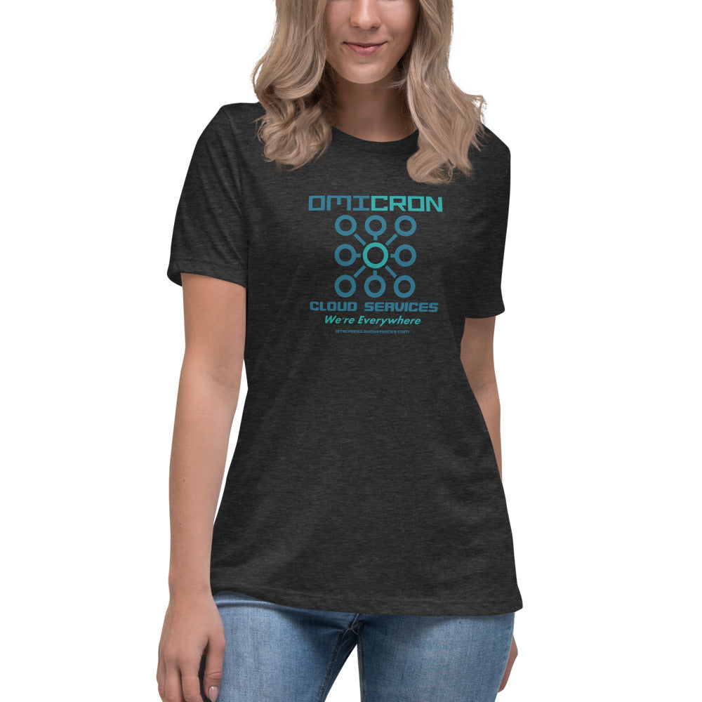 Omicron -  Women's Relaxed T-Shirt - Unminced Words