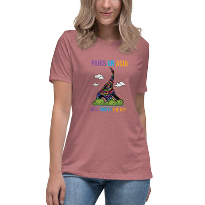 Paris On Acid - Women's Relaxed T-Shirt - Unminced Words