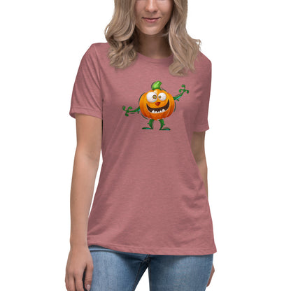 Pumpkin Paul - Women's Relaxed T-Shirt - Unminced Words