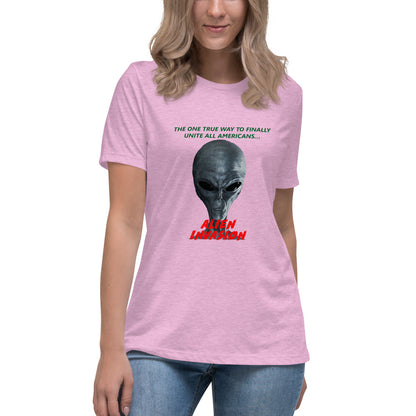 Alien Invasion - Women's Relaxed T-Shirt - Unminced Words