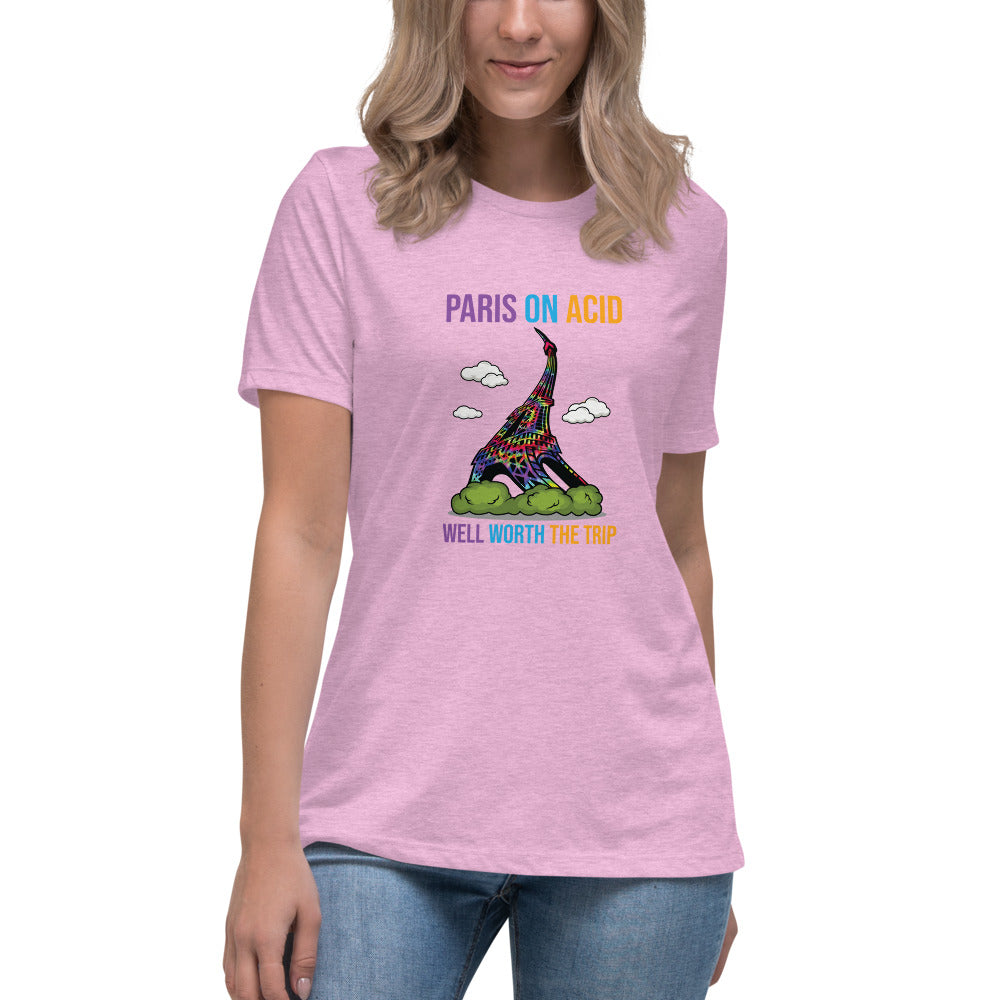 Paris On Acid - Women's Relaxed T-Shirt - Unminced Words