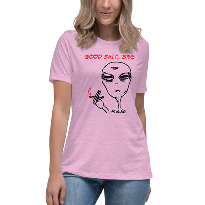 Good Stuff, bro - Women's Relaxed T-Shirt - Unminced Words
