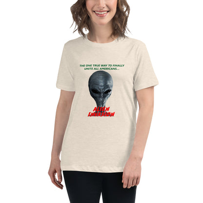 Alien Invasion - Women's Relaxed T-Shirt - Unminced Words