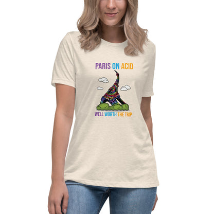 Paris On Acid - Women's Relaxed T-Shirt - Unminced Words