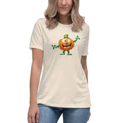 Pumpkin Paul - Women's Relaxed T-Shirt - Unminced Words
