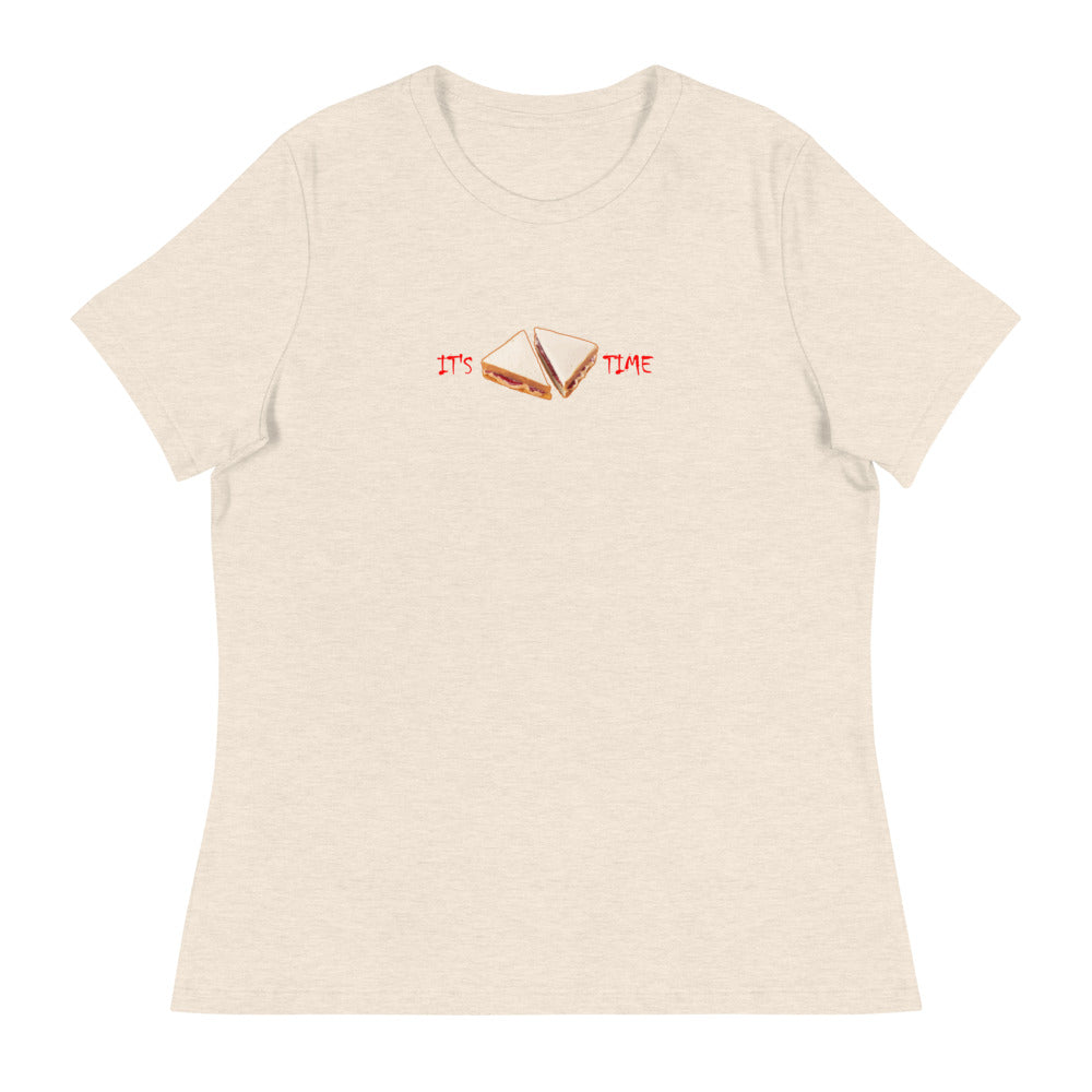 Peanut Butter & Jelly Time - Women's Relaxed T-Shirt - Unminced Words