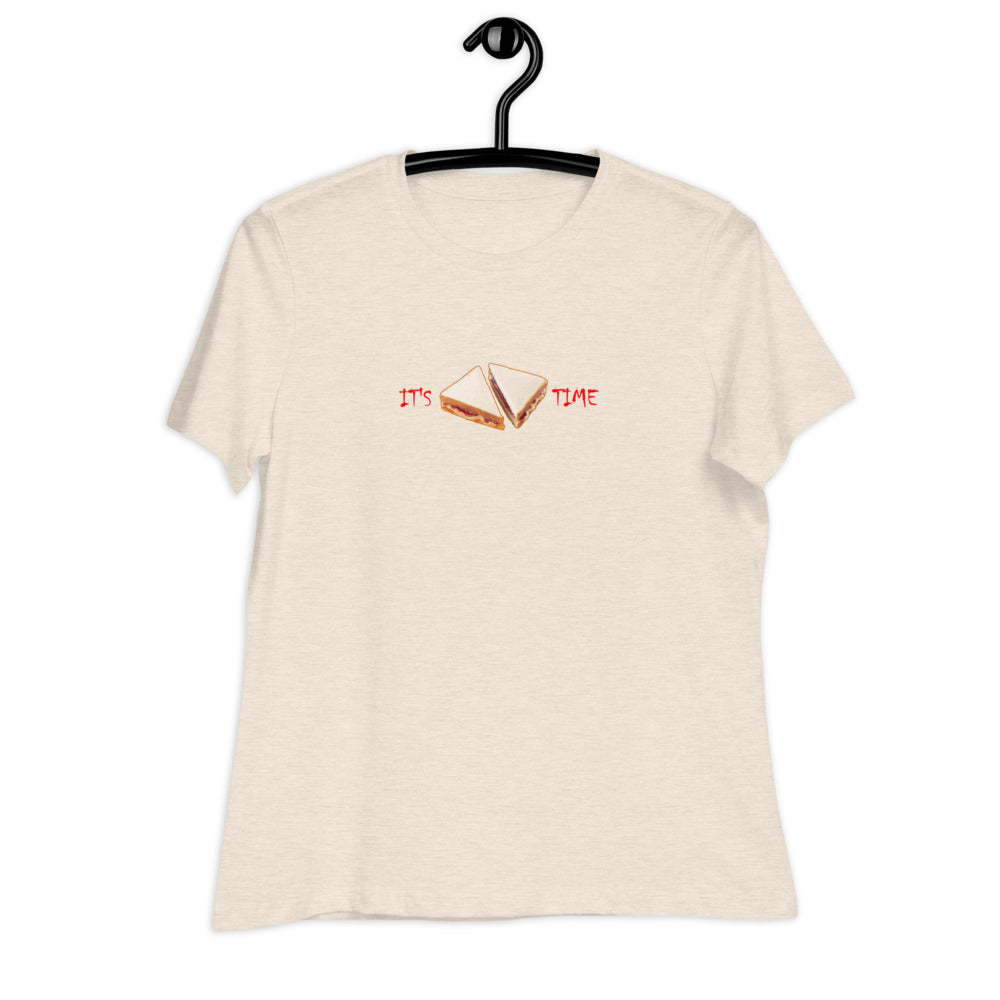 Peanut Butter & Jelly Time - Women's Relaxed T-Shirt - Unminced Words