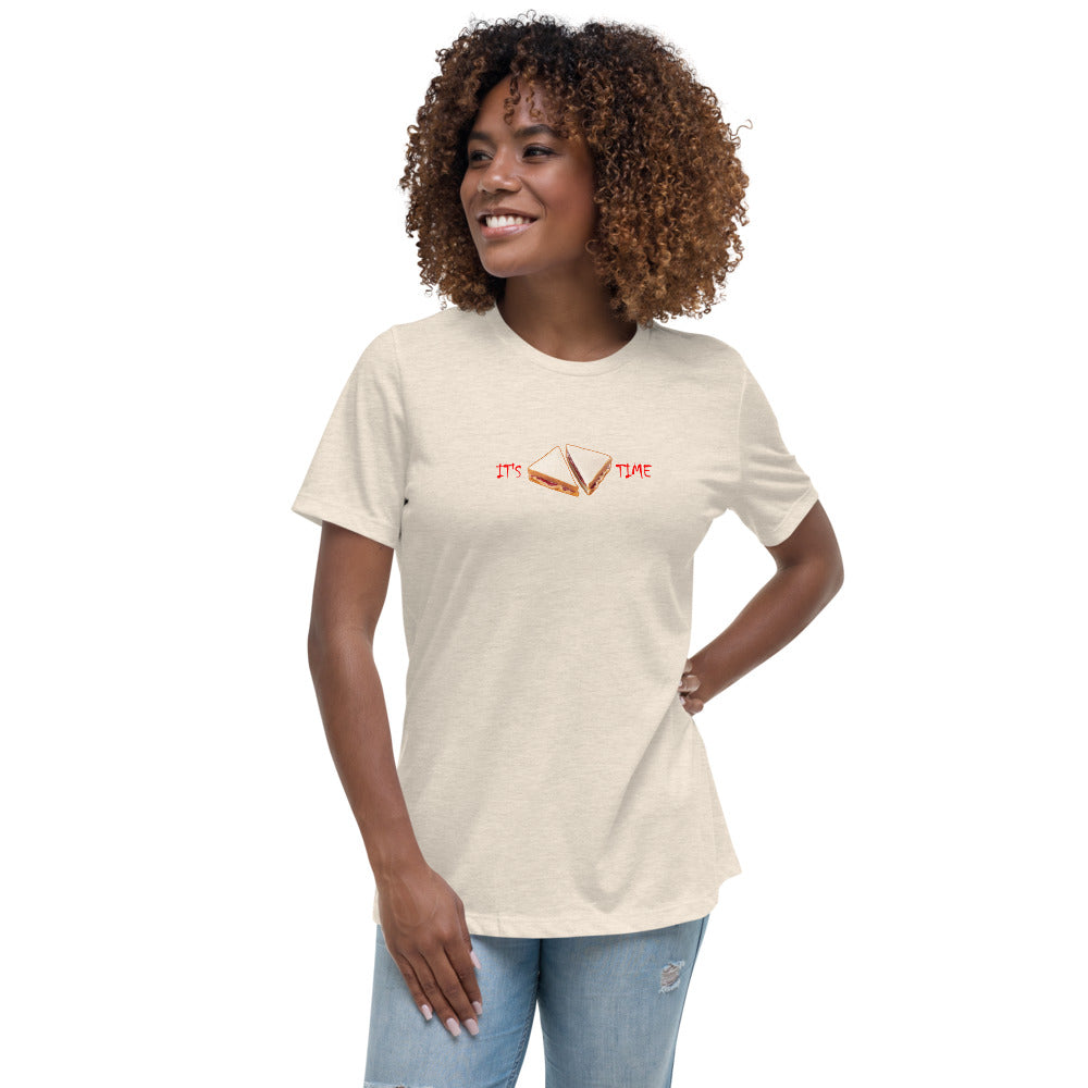 Peanut Butter & Jelly Time - Women's Relaxed T-Shirt - Unminced Words