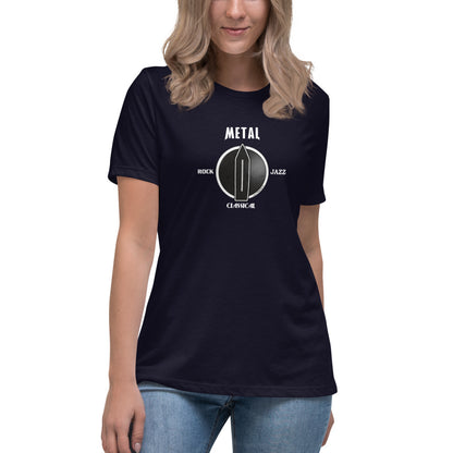 Metal - Woman's Relaxed T-Shirt - Unminced Words