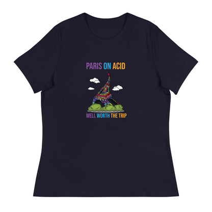 Paris On Acid - Women's Relaxed T-Shirt - Unminced Words