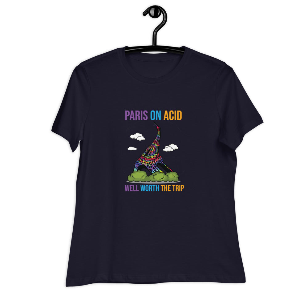 Paris On Acid - Women's Relaxed T-Shirt - Unminced Words