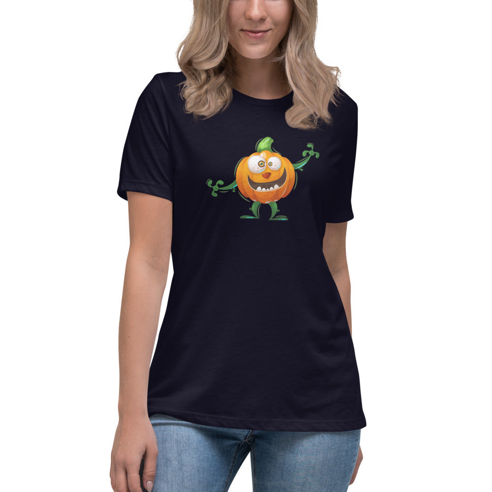 Pumpkin Paul - Women's Relaxed T-Shirt - Unminced Words