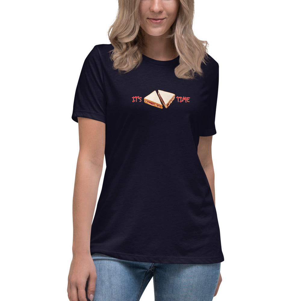 Peanut Butter & Jelly Time - Women's Relaxed T-Shirt - Unminced Words