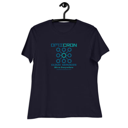 Omicron -  Women's Relaxed T-Shirt - Unminced Words