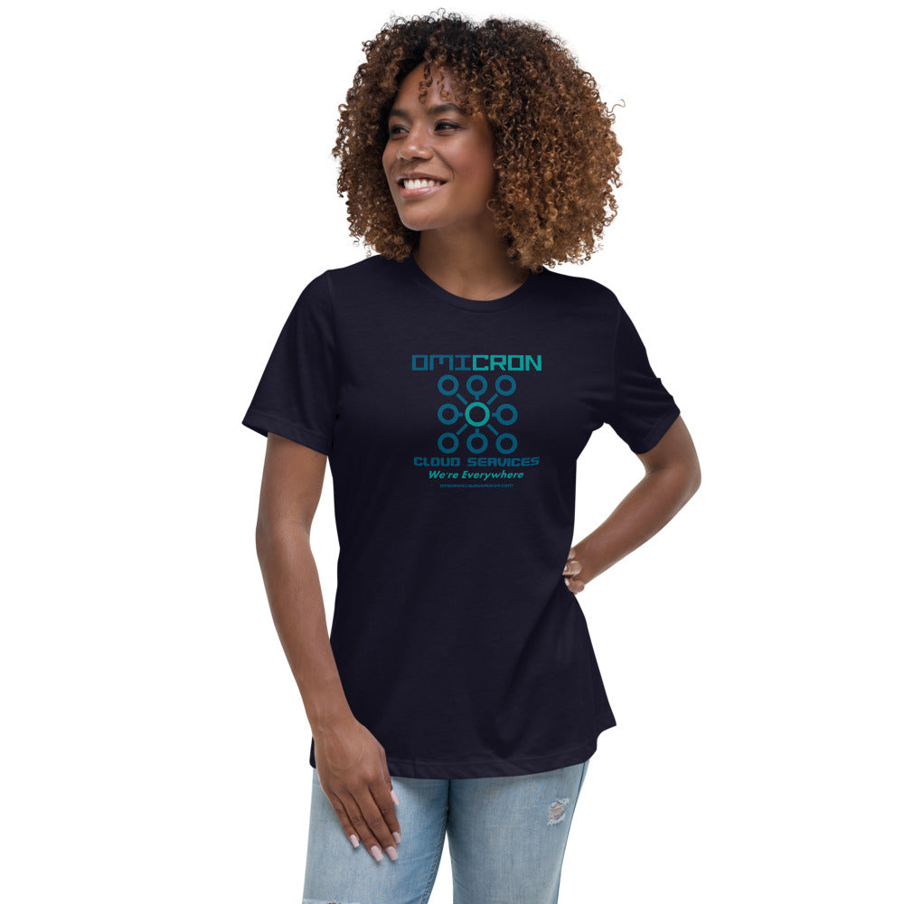 Omicron -  Women's Relaxed T-Shirt - Unminced Words