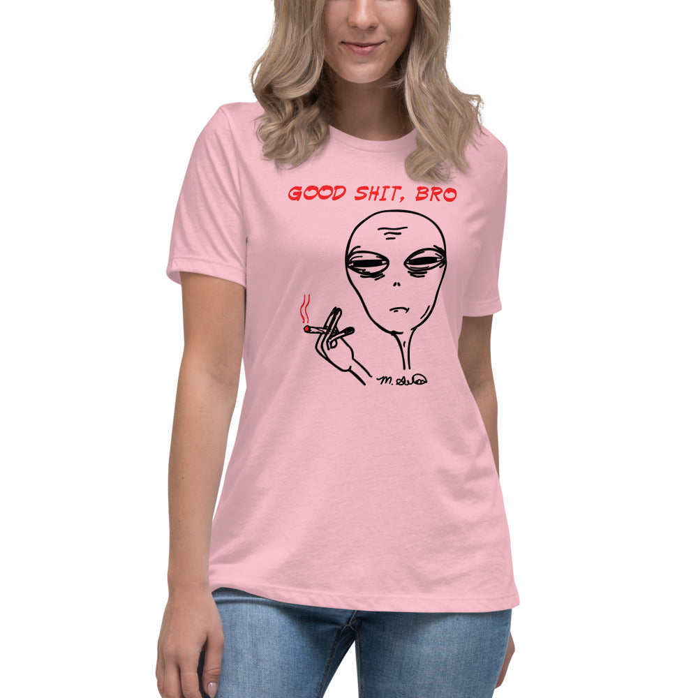 Good Stuff, bro - Women's Relaxed T-Shirt - Unminced Words