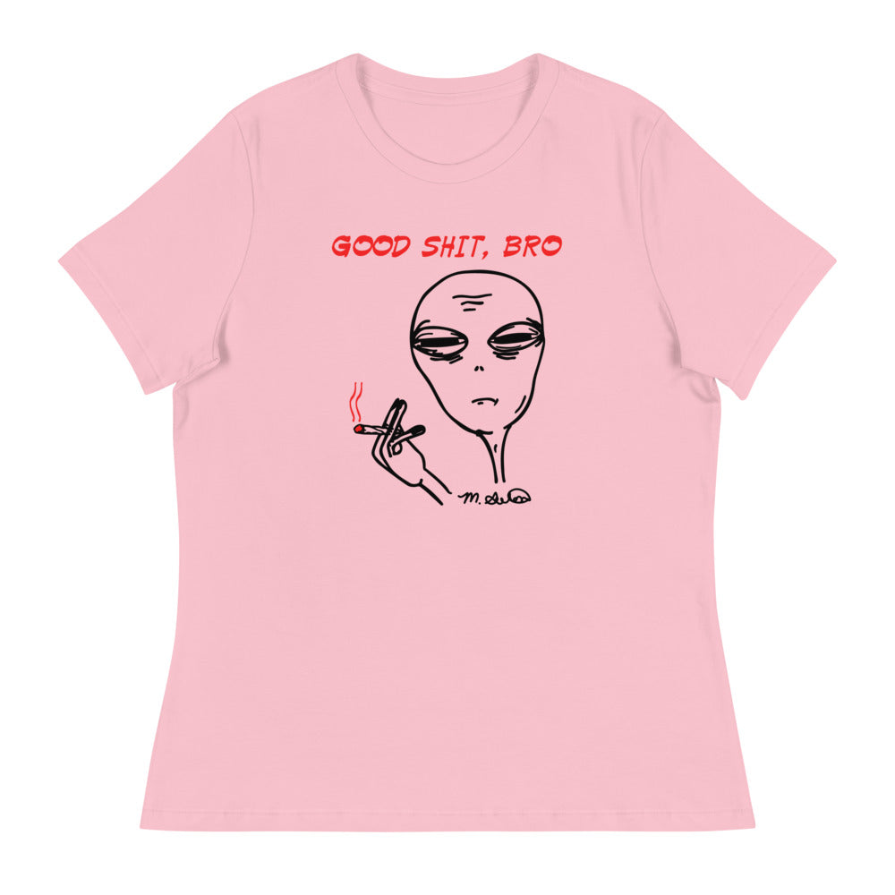 Good Stuff, bro - Women's Relaxed T-Shirt - Unminced Words