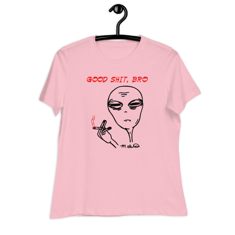 Good Stuff, bro - Women's Relaxed T-Shirt - Unminced Words
