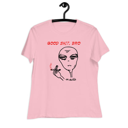 Good Stuff, bro - Women's Relaxed T-Shirt - Unminced Words