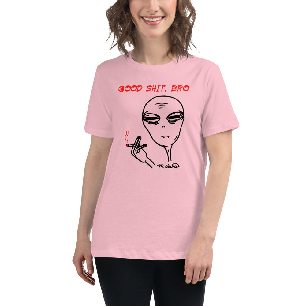 Good Stuff, bro - Women's Relaxed T-Shirt - Unminced Words