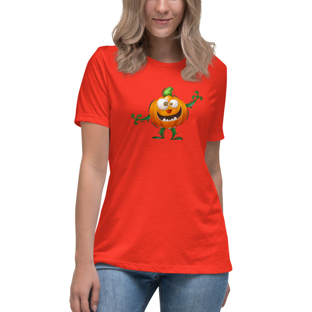 Pumpkin Paul - Women's Relaxed T-Shirt - Unminced Words