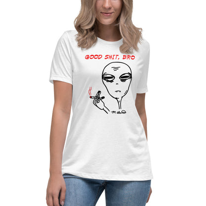 Good Stuff, bro - Women's Relaxed T-Shirt - Unminced Words