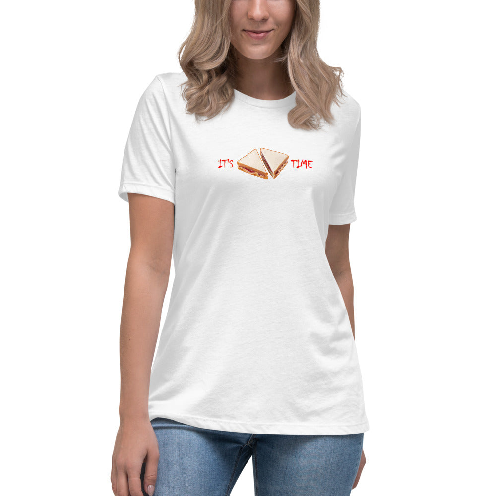 Peanut Butter & Jelly Time - Women's Relaxed T-Shirt - Unminced Words
