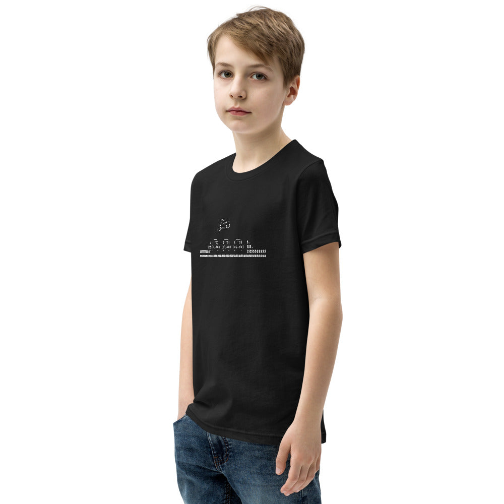 Biker Jump - Youth Short Sleeve T-Shirt - Unminced Words