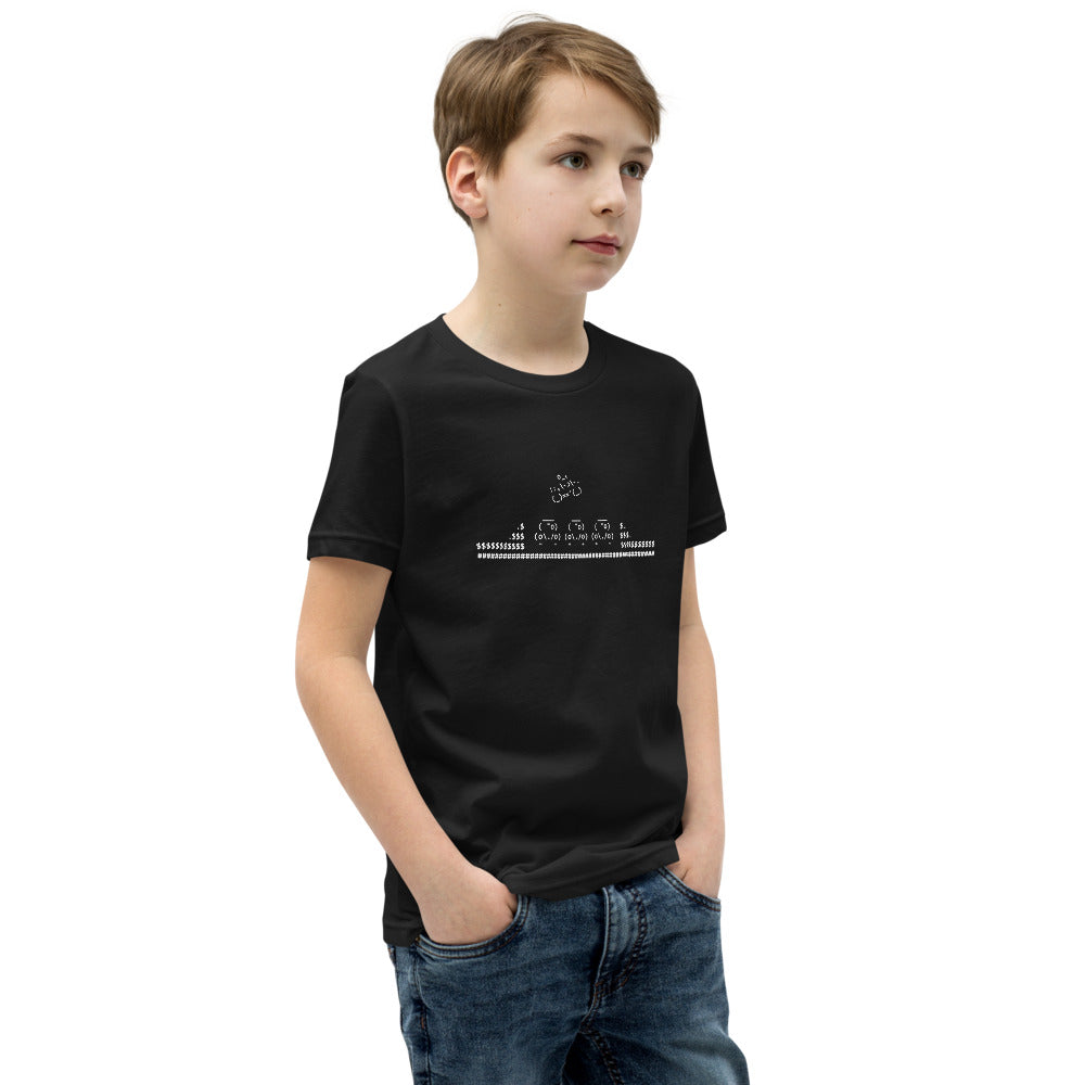 Biker Jump - Youth Short Sleeve T-Shirt - Unminced Words