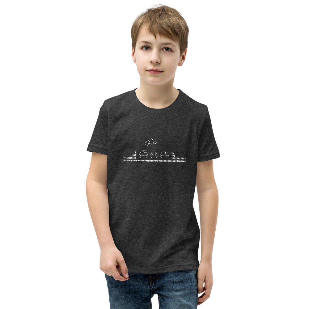 Biker Jump - Youth Short Sleeve T-Shirt - Unminced Words