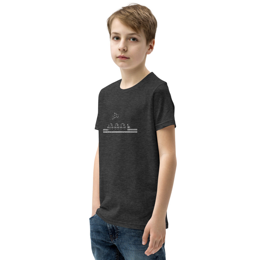 Biker Jump - Youth Short Sleeve T-Shirt - Unminced Words