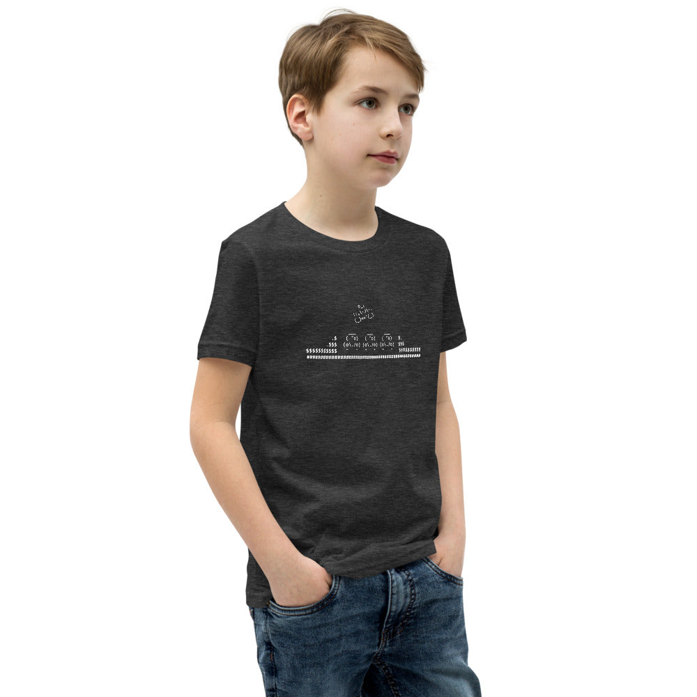 Biker Jump - Youth Short Sleeve T-Shirt - Unminced Words