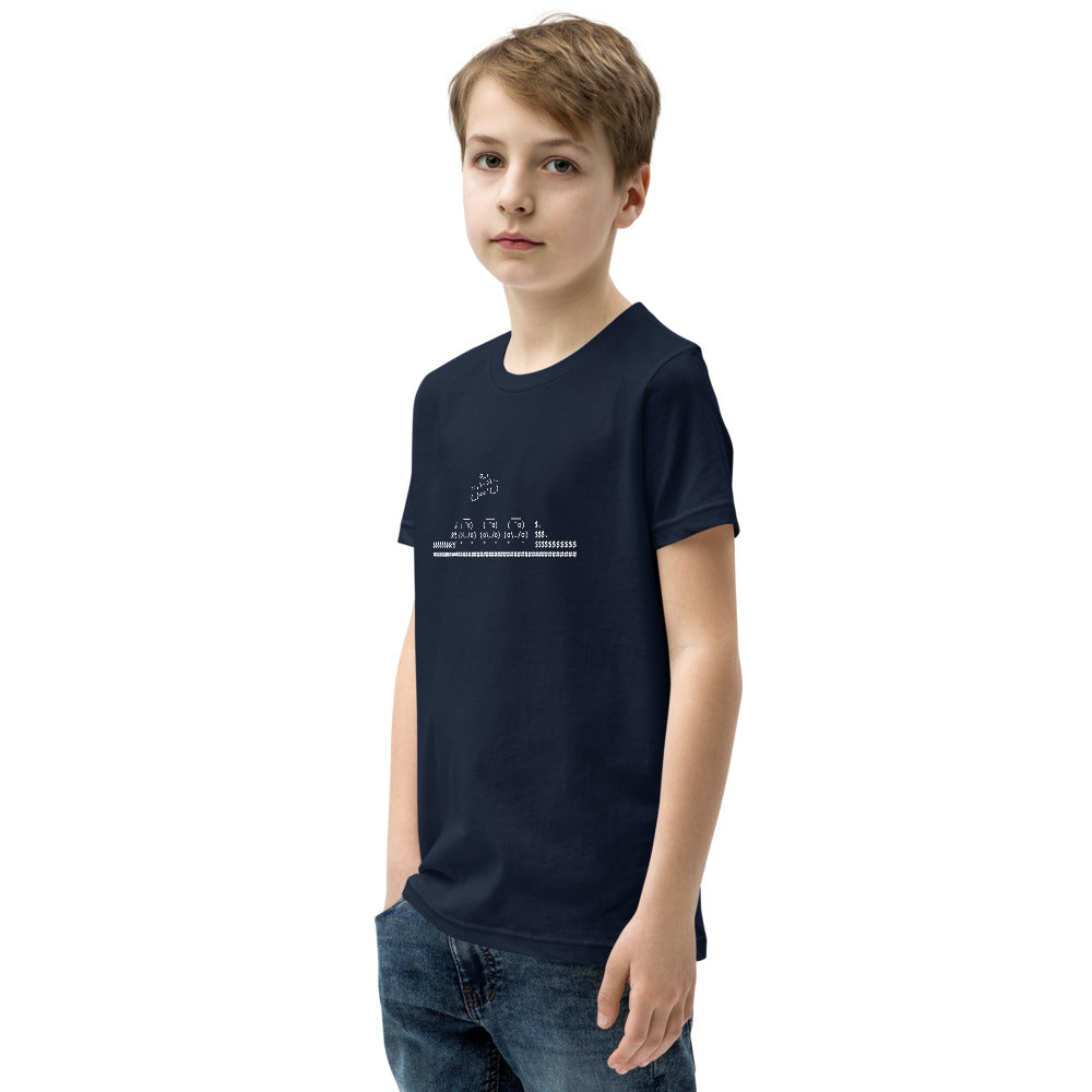 Biker Jump - Youth Short Sleeve T-Shirt - Unminced Words