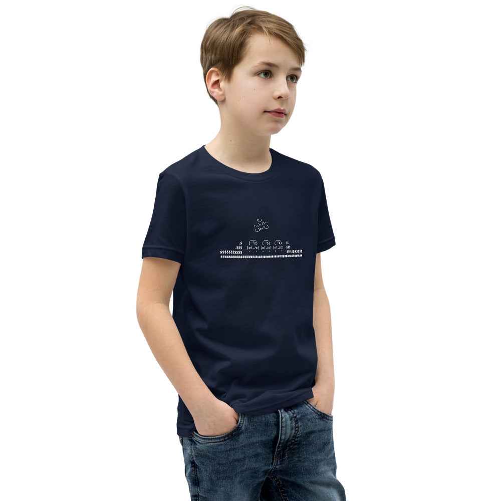 Biker Jump - Youth Short Sleeve T-Shirt - Unminced Words