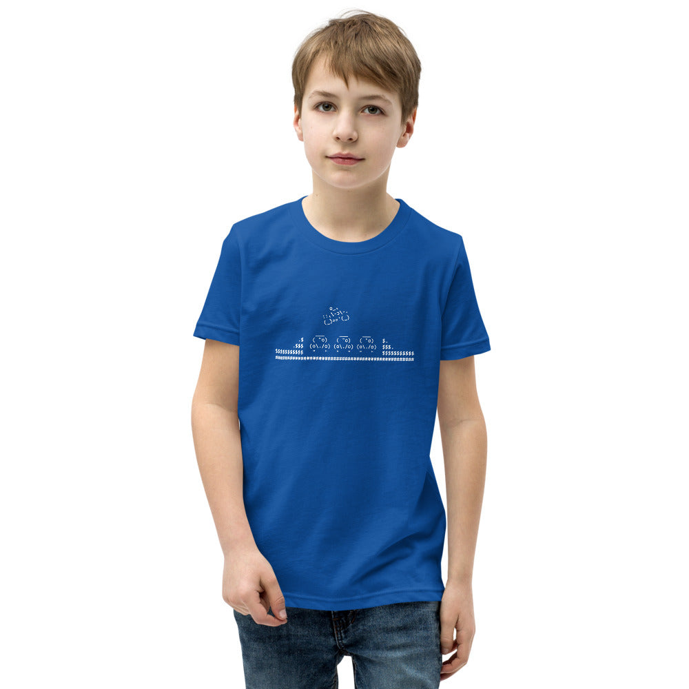 Biker Jump - Youth Short Sleeve T-Shirt - Unminced Words