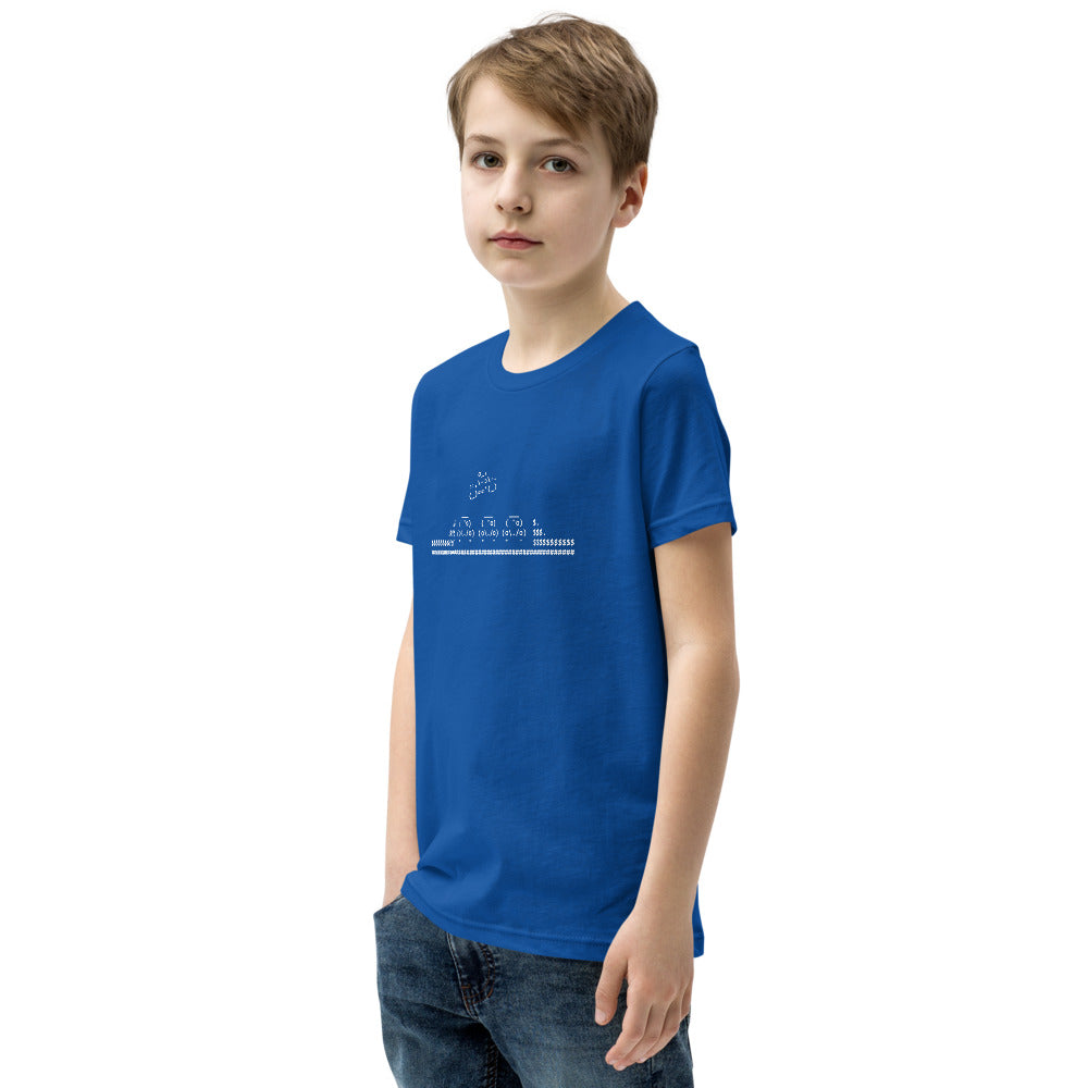 Biker Jump - Youth Short Sleeve T-Shirt - Unminced Words