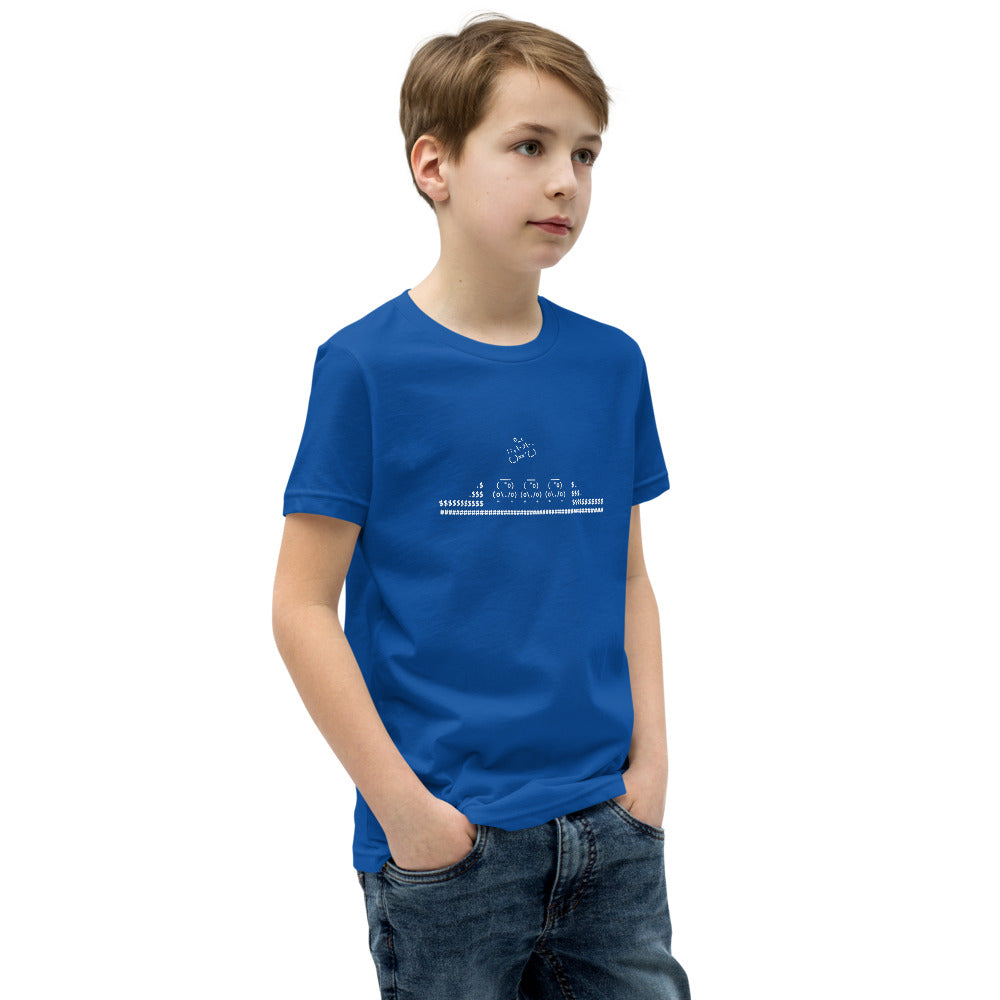 Biker Jump - Youth Short Sleeve T-Shirt - Unminced Words